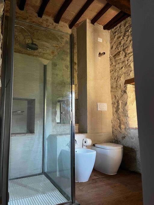 Medieval Tower In Umbria With Swimming Pool Montelagello Buitenkant foto