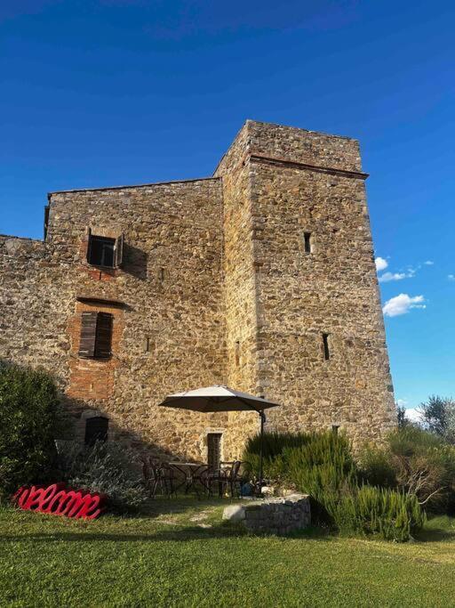 Medieval Tower In Umbria With Swimming Pool Montelagello Buitenkant foto
